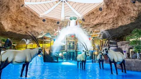 Desert Falls Water; Adventure Park Lennys Lagoon. Qatar Desert Falls Water; Adventure Park Lennys Lagoon. Qatar