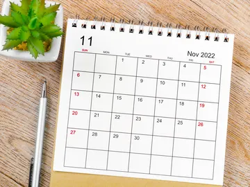 Calendario de noviembre de 2022 Calendario de noviembre de 2022