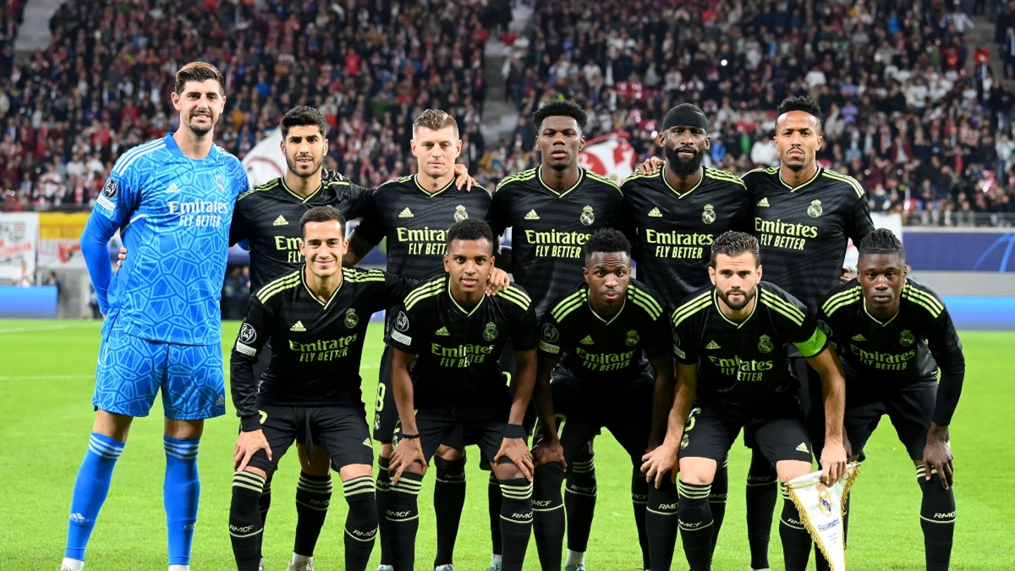 Jugadores del Real Madrid en el partido de Champions ante el RB Leipzig Jugadores del Real Madrid en el partido de Champions ante el RB Leipzig