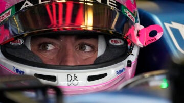 Fernando Alonso, tras su casco