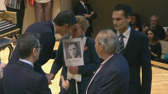 Pedro Sánchez, junto a Benita Pedro Sánchez, junto a Benita