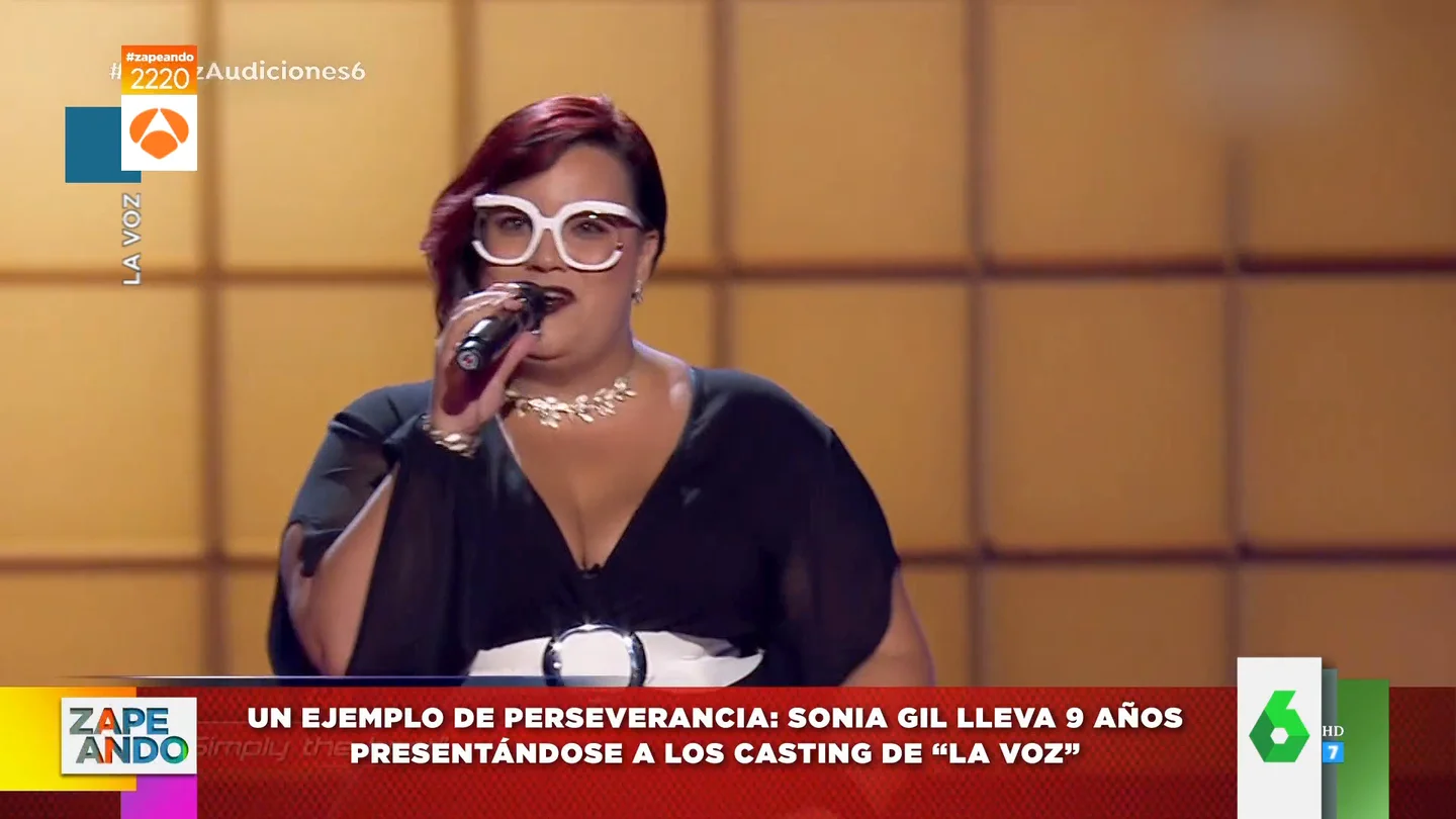 La sorprendente historia Sonia, que lleva nueve años presentándose a los castings de La Voz La sorprendente historia Sonia, que lleva nueve años presentándose a los castings de La Voz