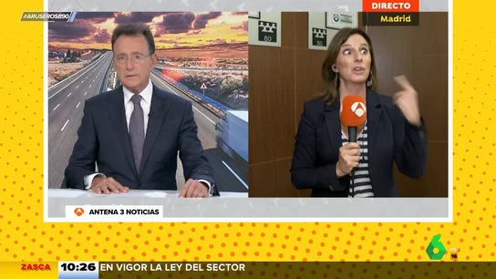 Matías Prats suelta en directo un comentario jocoso ante la confusión de una reportera Matías Prats suelta en directo un comentario jocoso ante la confusión de una reportera