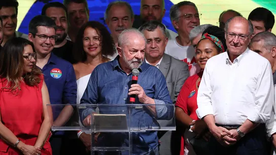 El líder de la izquierda brasileña Luiz Inácio Lula da Silva, este 30 de octubre de 2022. El líder de la izquierda brasileña Luiz Inácio Lula da Silva, este 30 de octubre de 2022.