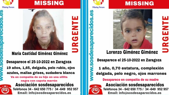 María Castidad y Lorenzo, desaparecidos en Zaragoza María Castidad y Lorenzo, desaparecidos en Zaragoza