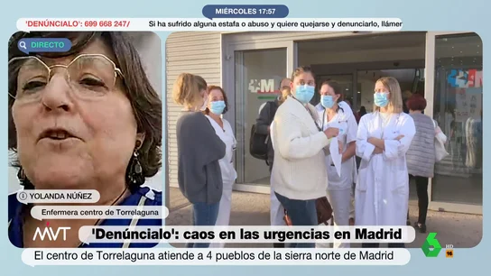 Yolanda Núñez, enfermera del centro de Torrelaguna. enfermera