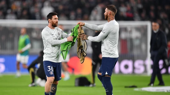 Leo Messi y Sergio Ramos Leo Messi y Sergio Ramos