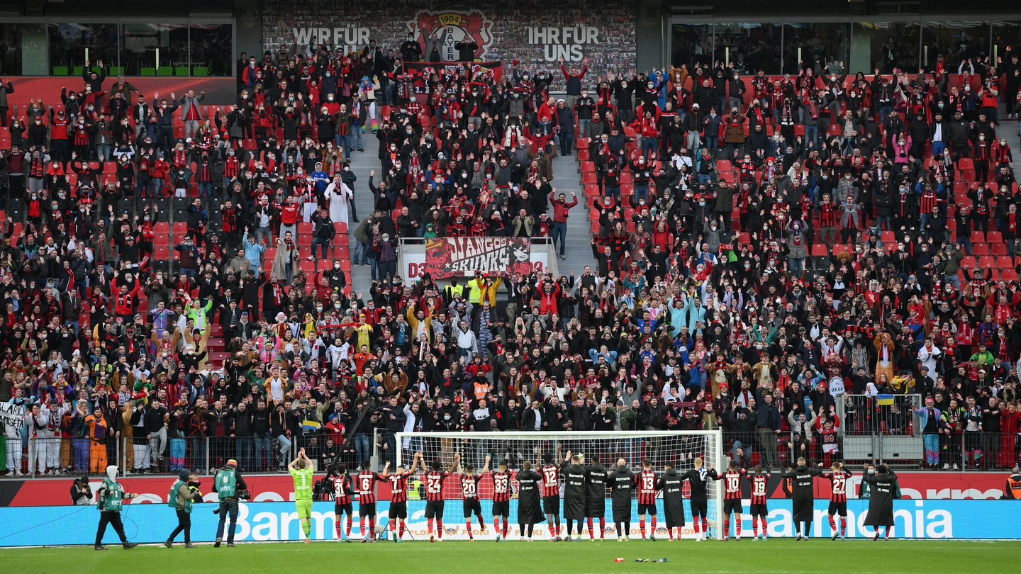 El estadio del Bayer Leverkusen El estadio del Bayer Leverkusen