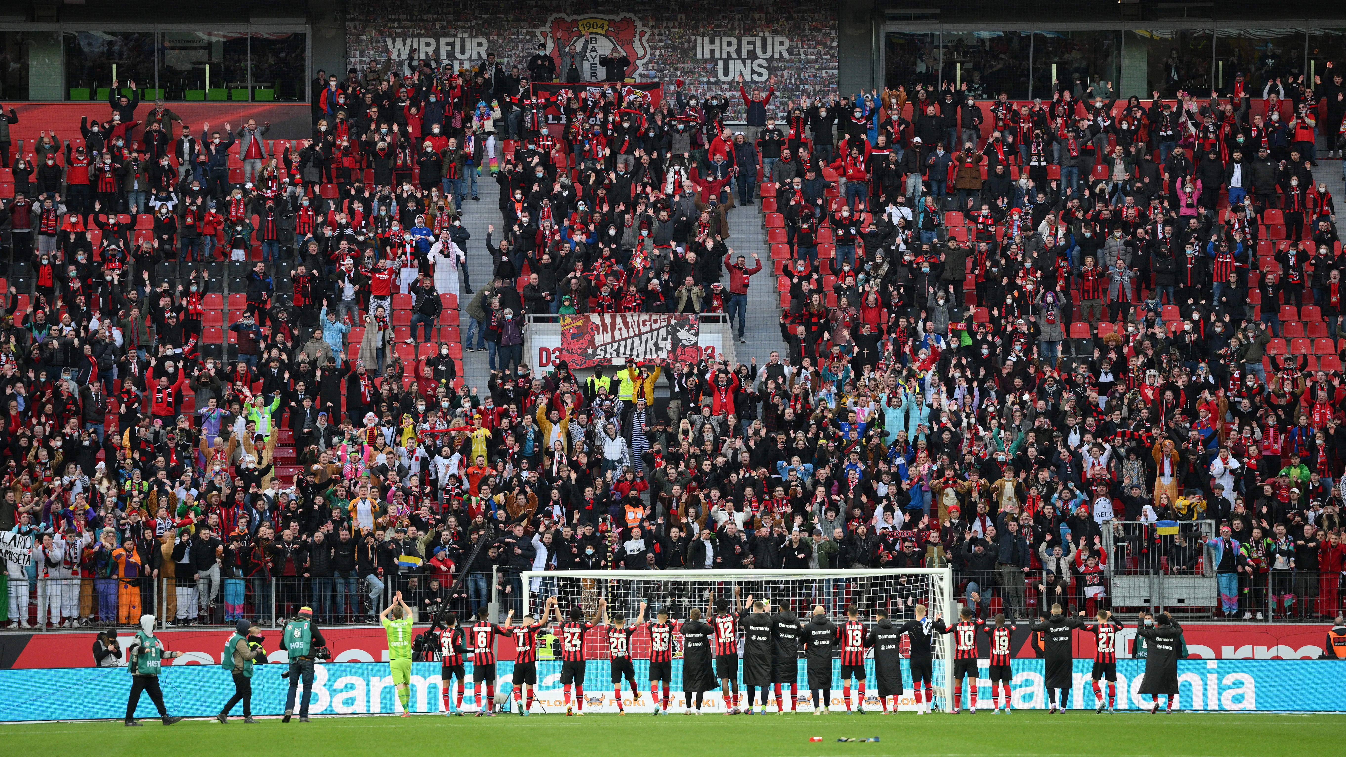 El estadio del Bayer Leverkusen