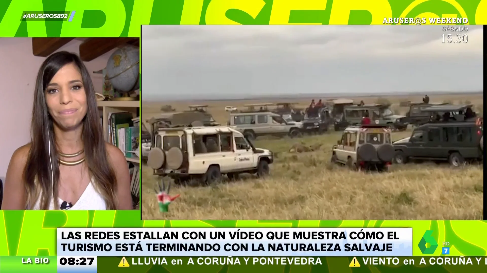 Evelyn Segura carga contra los safaris "poco respetuosos"