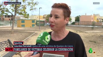 La alegría de la nieta de una víctima de Queipo de Llano tras su exhumación: "Soy heredera de su desgracia"