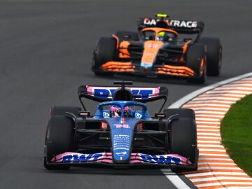 Fernando Alonso y Lando Norris