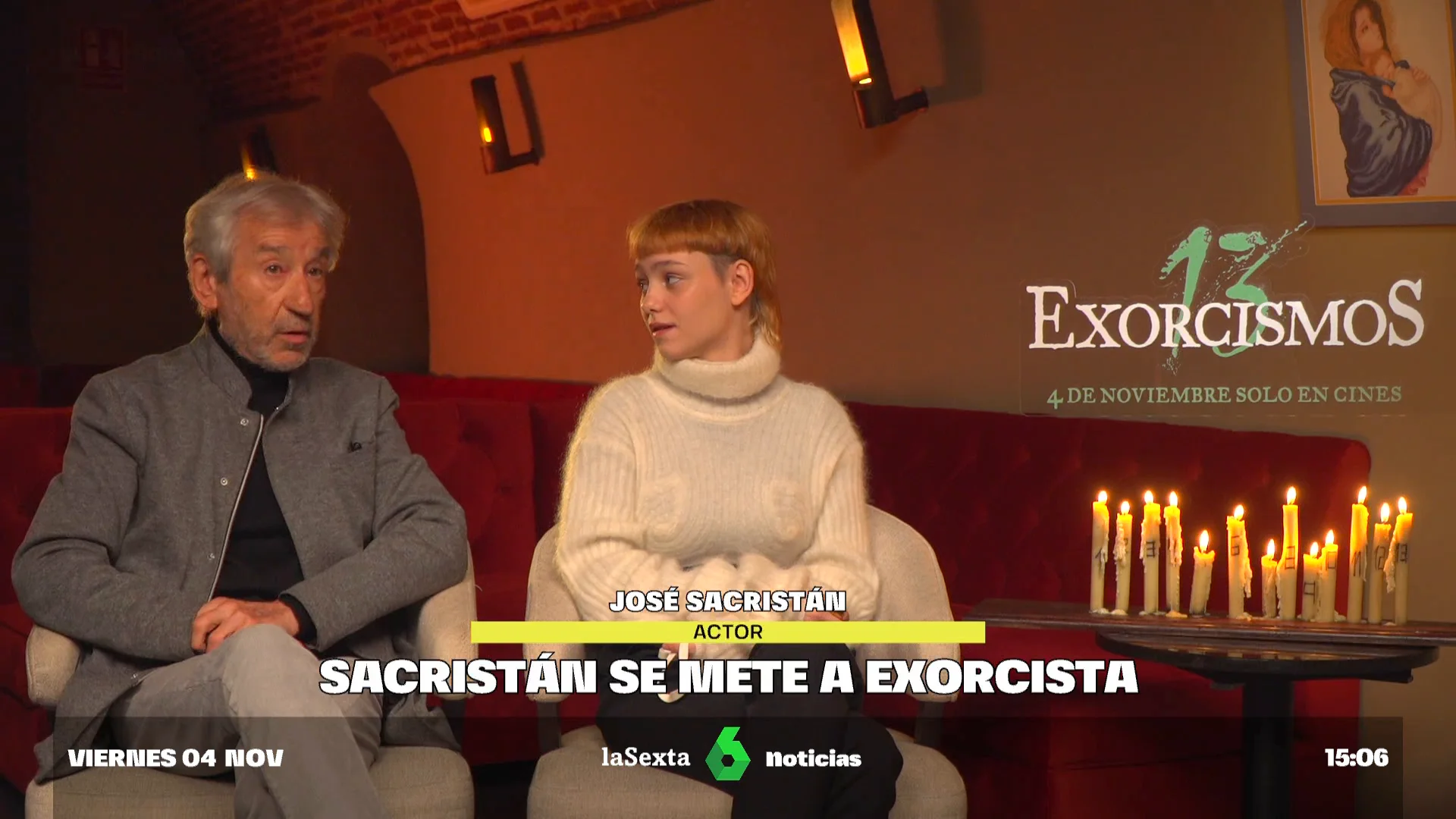 José Sacristán y Marina Romanillos