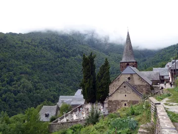 Vistan de Bausen, pueblo del Valle de Arán Vistan de Bausen, pueblo del Valle de Arán