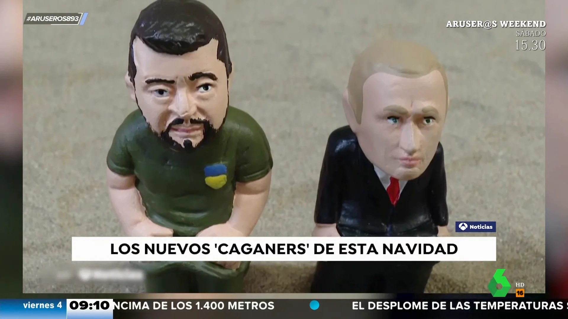 Zelenski y Putin, los nuevos caganers que no pueden faltar en tu belén esta Navidad