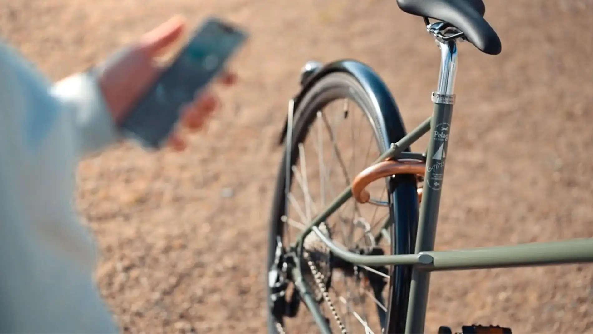 Este candado antirrobo para tu bici se controla desde el smartphone