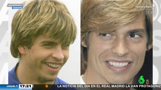 Gerard Piqué: de ser el doble de Carlos Baute al de Miguel Bernardeau Gerard Piqué: de ser el doble de Carlos Baute al de Miguel Bernardeau