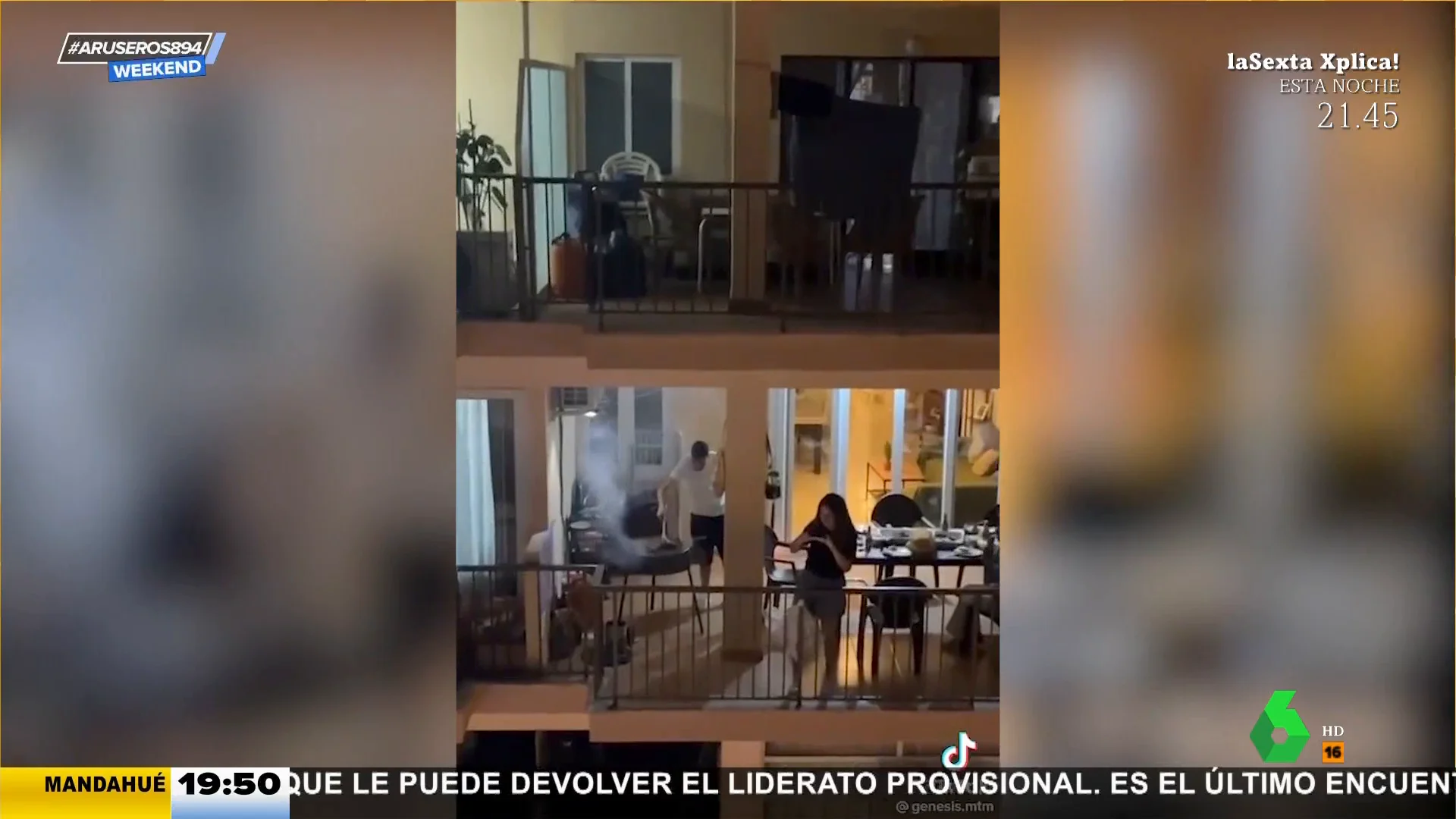 Aprende con este vídeo por qué no hacer una barbacoa en la terraza 