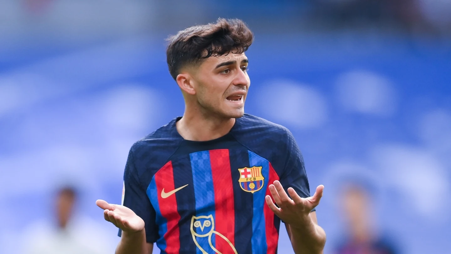 Pedri, en un partico con el Barça Pedri, en un partico con el Barça