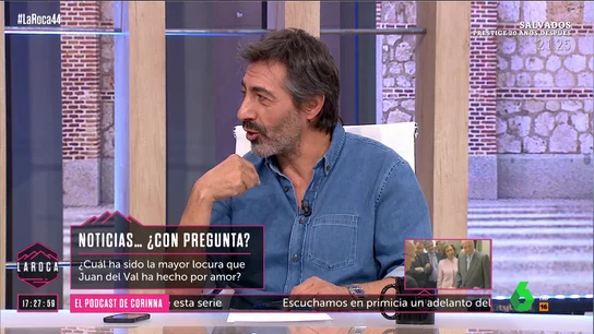 "Recorrí 1.300 kilómetros para ver a Nuria Roca": Juan del Val confiesa cuál es la mayor locura que ha hecho por amor "Recorrí 1.300 kilómetros para ver a Nuria Roca": Juan del Val confiesa cuál es la mayor locura que ha hecho por amor