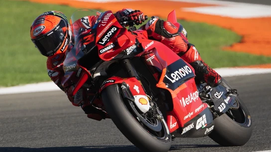 Bagnaia, sobre la Ducati en Valencia Bagnaia, sobre la Ducati en Valencia