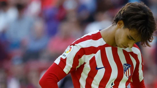 Joao Félix, cabizbajo Joao Félix, cabizbajo