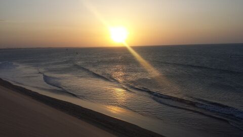 Atardecer desde la duna del atardecer en Jericoacoara