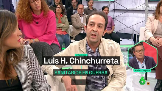 LASEXTA XPLICA - Luis (enfermero) estalla contra el PP: "Os repetís en el error y las cosas hay que decirlas como son" LASEXTA XPLICA - Luis (enfermero) estalla contra el PP: "Os repetís en el error y las cosas hay que decirlas como son"