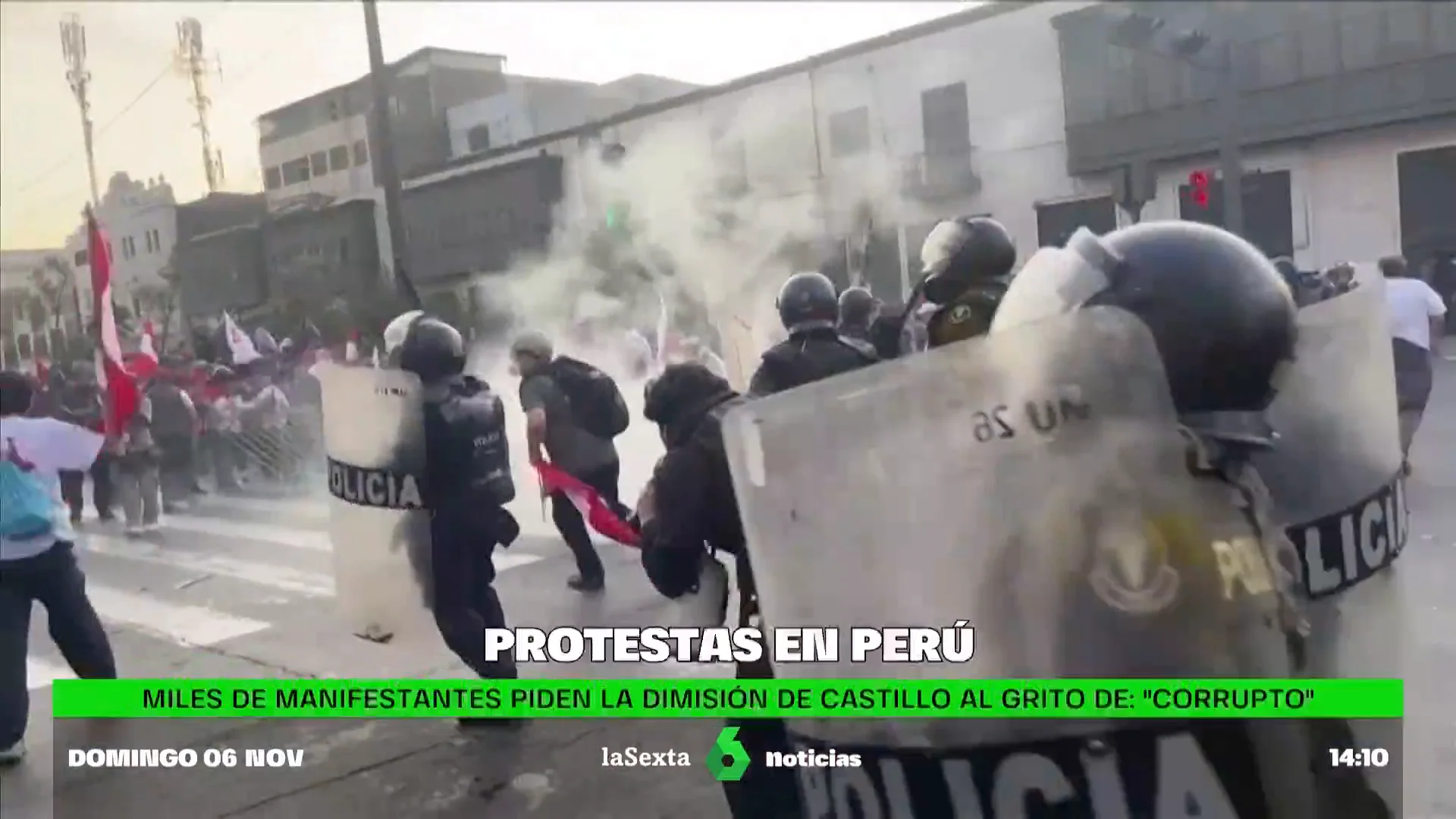 PROTESTAS PERU