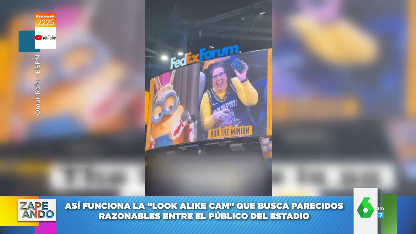 Look alike cam: La cámara que busca parecidos razonables en los partidos de la NBA Look alike cam: La cámara que busca parecidos razonables en los partidos de la NBA