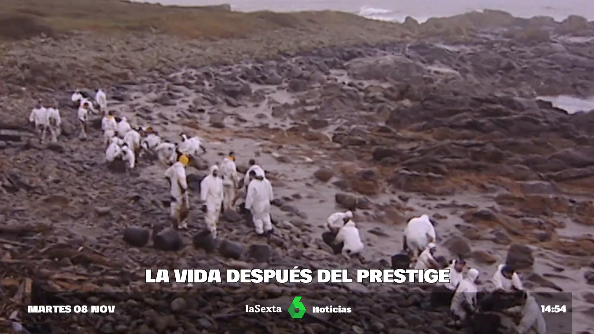 La vida de los voluntarios después del Prestige: "Esa catástrofe solo se solucionaba con miles de manos"