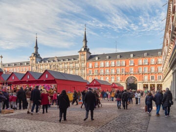 Mercadillo de Navidad de la Plaza Mayor de Madrid