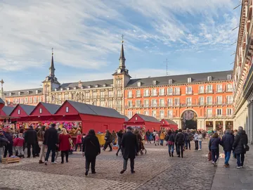 Mercadillo de Navidad de la Plaza Mayor de Madrid Mercadillo de Navidad de la Plaza Mayor de Madrid