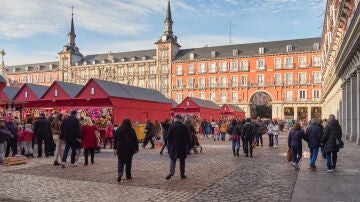 Mercadillo de Navidad de la Plaza Mayor de Madrid