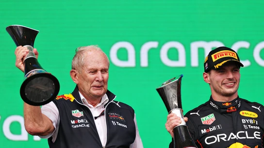 Helmut Marko y Max Verstappen Helmut Marko y Max Verstappen