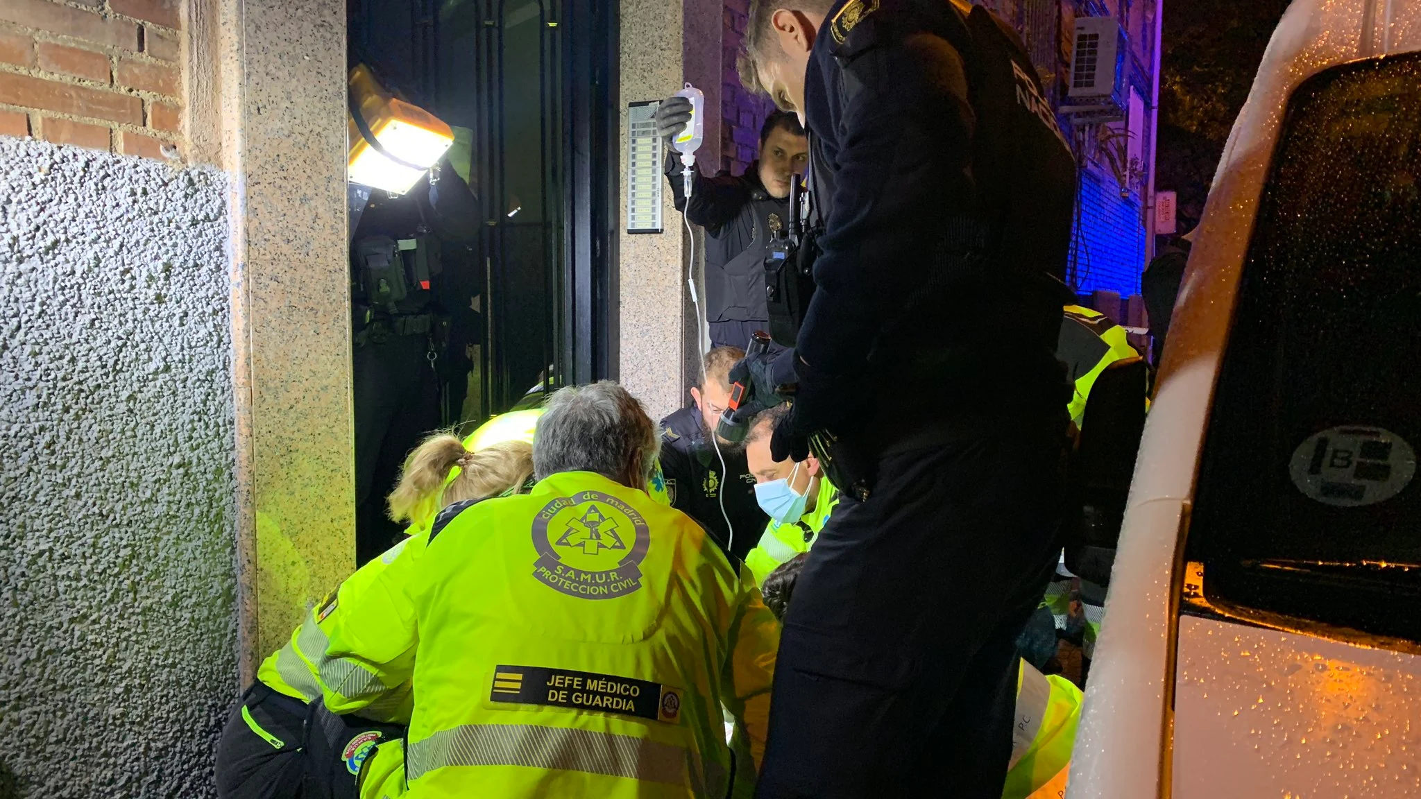 Herido muy grave un joven de 31 años tras una agresión con arma blanca en Madrid