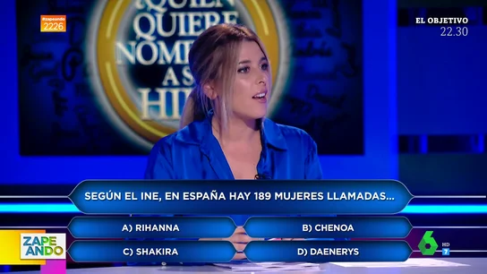 El juego sobre los nombres permitidos en España de Zapeando El juego sobre los nombres permitidos en España de Zapeando