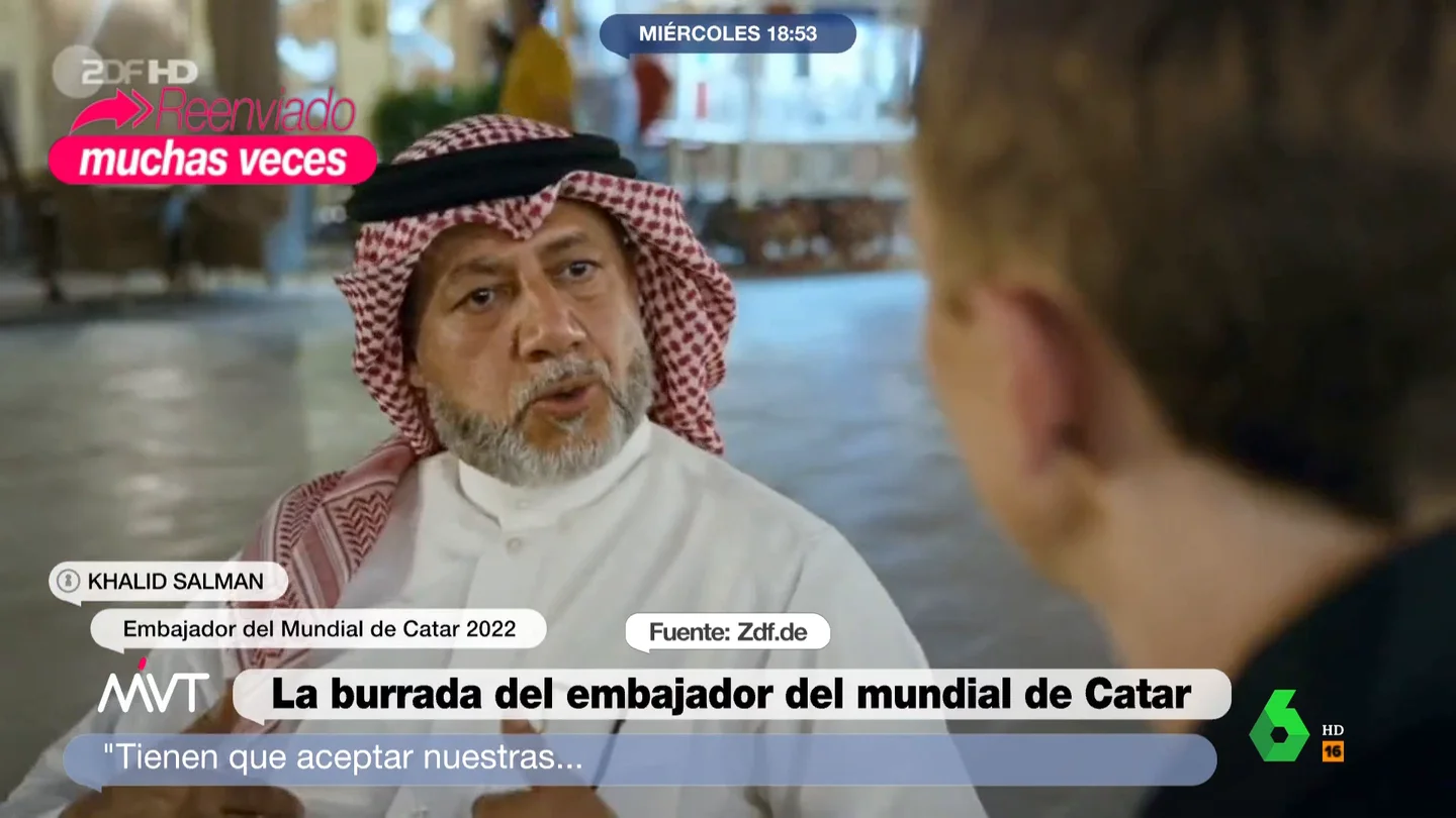 El embajador del Mundial de Catar asegura que la homosexualidad es un trastorno mental El embajador del Mundial de Catar asegura que la homosexualidad es un trastorno mental