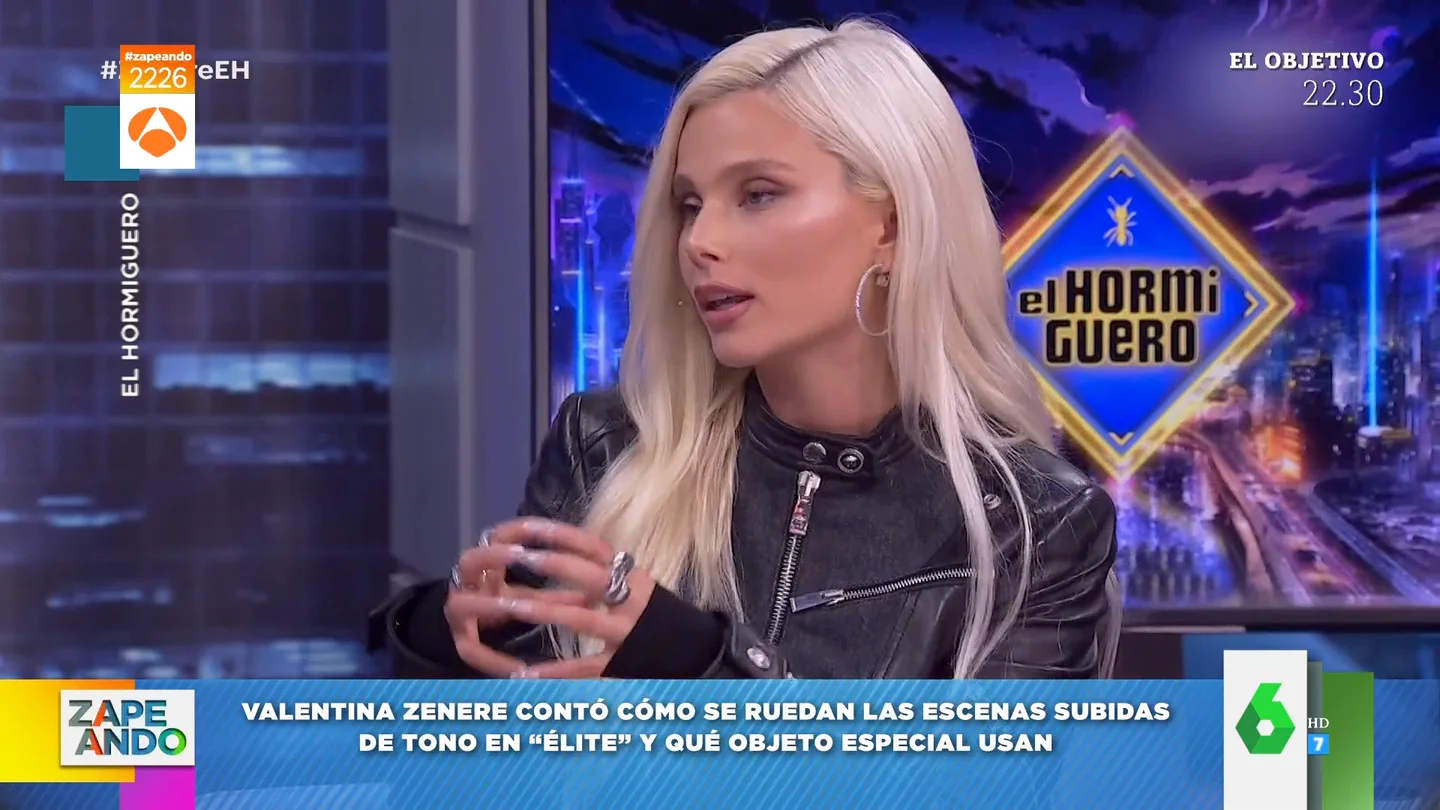 Valentina Zenere explica en El Hormiguero cómo se hacen las escenas de sexo en Élite Valentina Zenere explica en El Hormiguero cómo se hacen las escenas de sexo en Élite