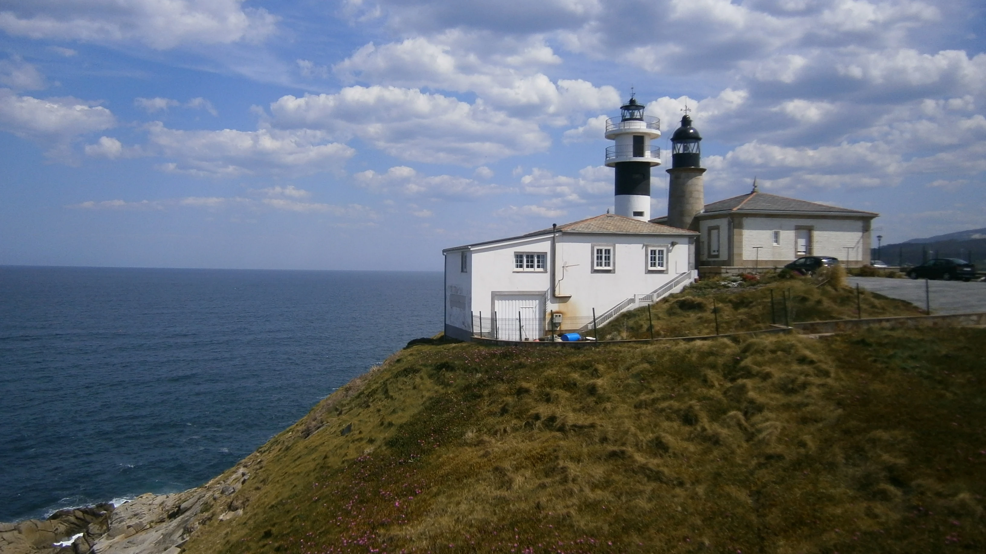 El faro de Punta Atalaia, en Cervo (Lugo), donde se ha grabado el anuncio de la Lotería de Navidad de 2022