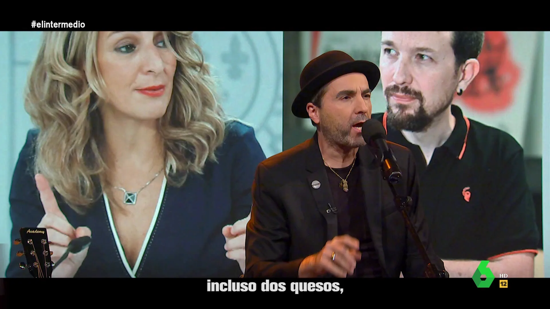 Raúl Pérez versiona a Sabina para cantar sobre Yolanda Díaz y Pablo Iglesias