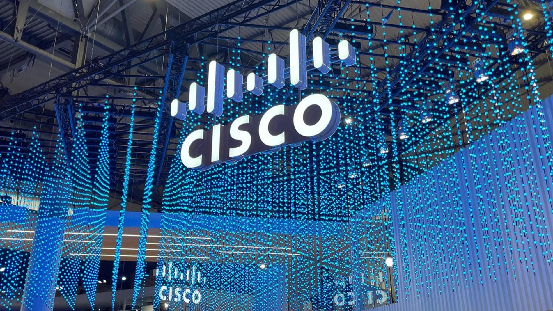 Stand de Cisco en Mobile World Congress 2022 de Barcelona