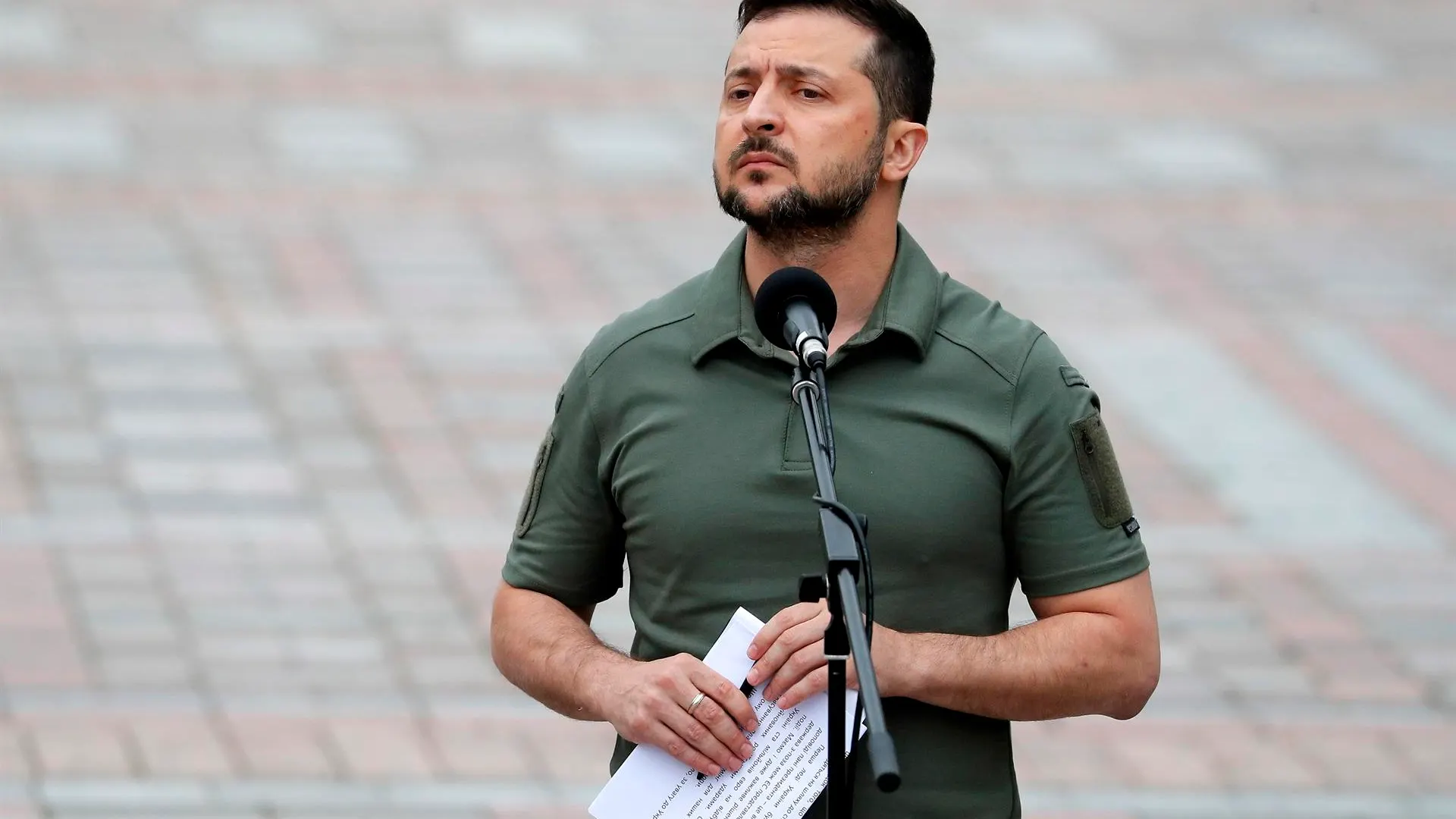 Foto reciente del presidente ucraniano, Volodimir Zelenski. Foto reciente del presidente ucraniano, Volodimir Zelenski.