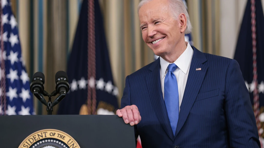 Joe Biden, presidente de Estados Unidos, durante una rueda de prensa para analizar los resultados de las 'midterm elections'