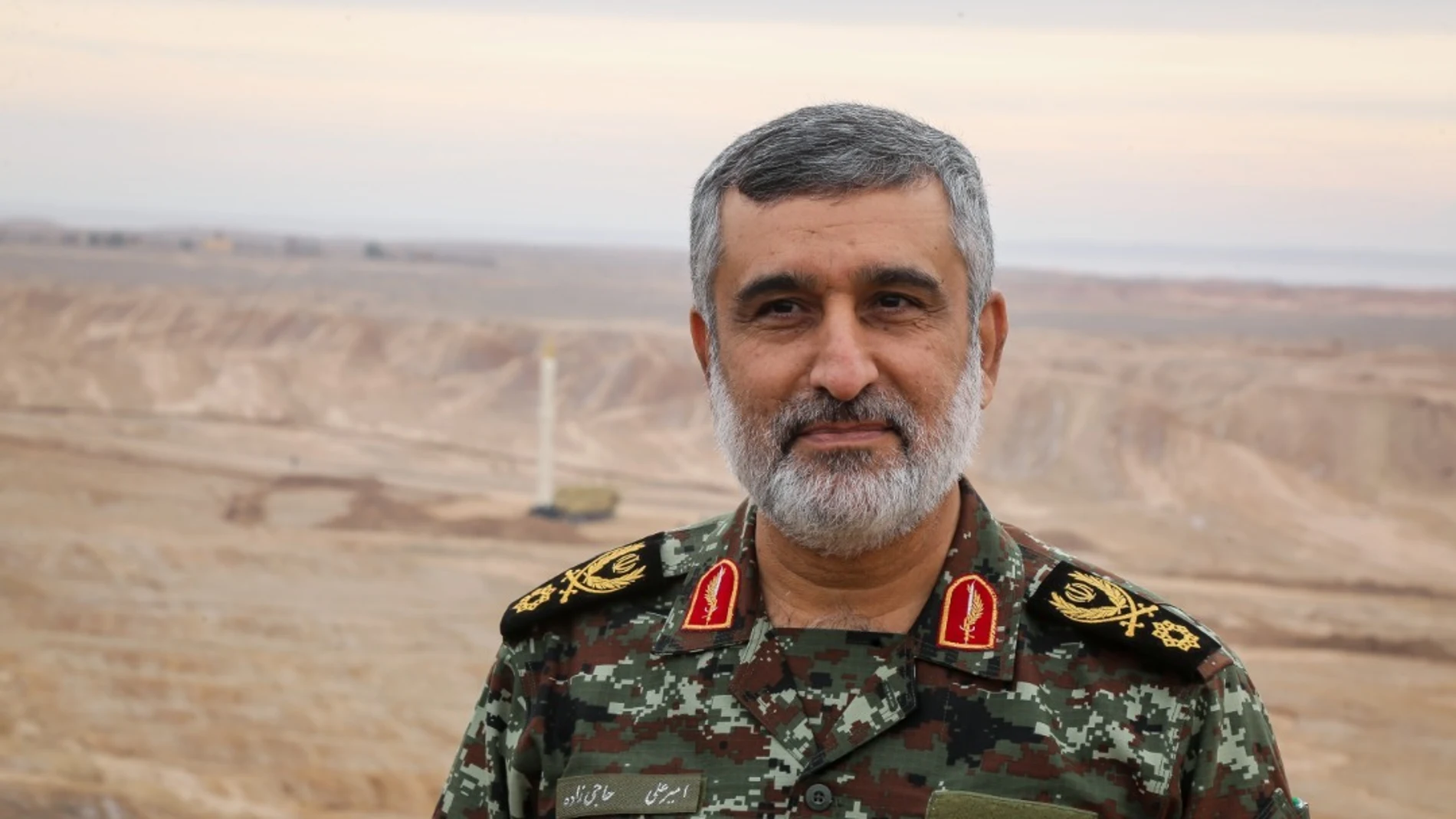 Amir Alí Hayizadé, comandante de la Fuerza Aeroespacial de la Guardia Revolucionaria de Irán