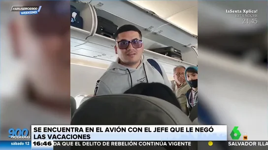 Ha vuelto a pasar: le niegan las vacaciones y se encuentra con su jefe en el avión Ha vuelto a pasar: le niegan las vacaciones y se encuentra con su jefe en el avión