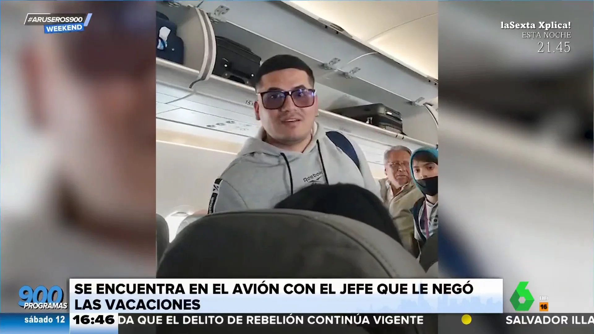 Ha vuelto a pasar: le niegan las vacaciones y se encuentra con su jefe en el avión