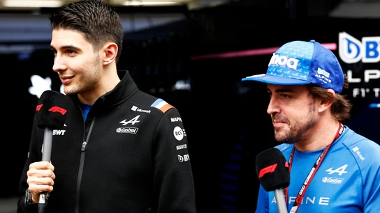 Esteban Ocon y Fernando Alonso Esteban Ocon y Fernando Alonso