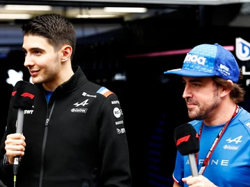 Esteban Ocon y Fernando Alonso Esteban Ocon y Fernando Alonso