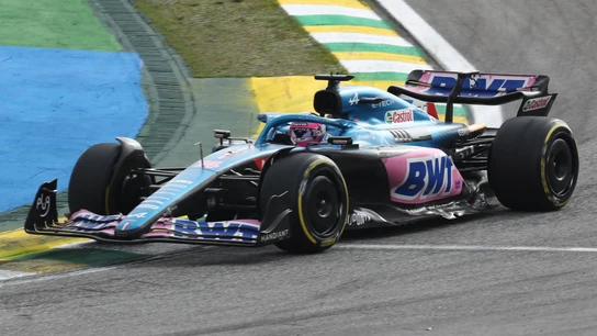 Fernando Alonso, con el Alpine en Brasil Fernando Alonso, con el Alpine en Brasil